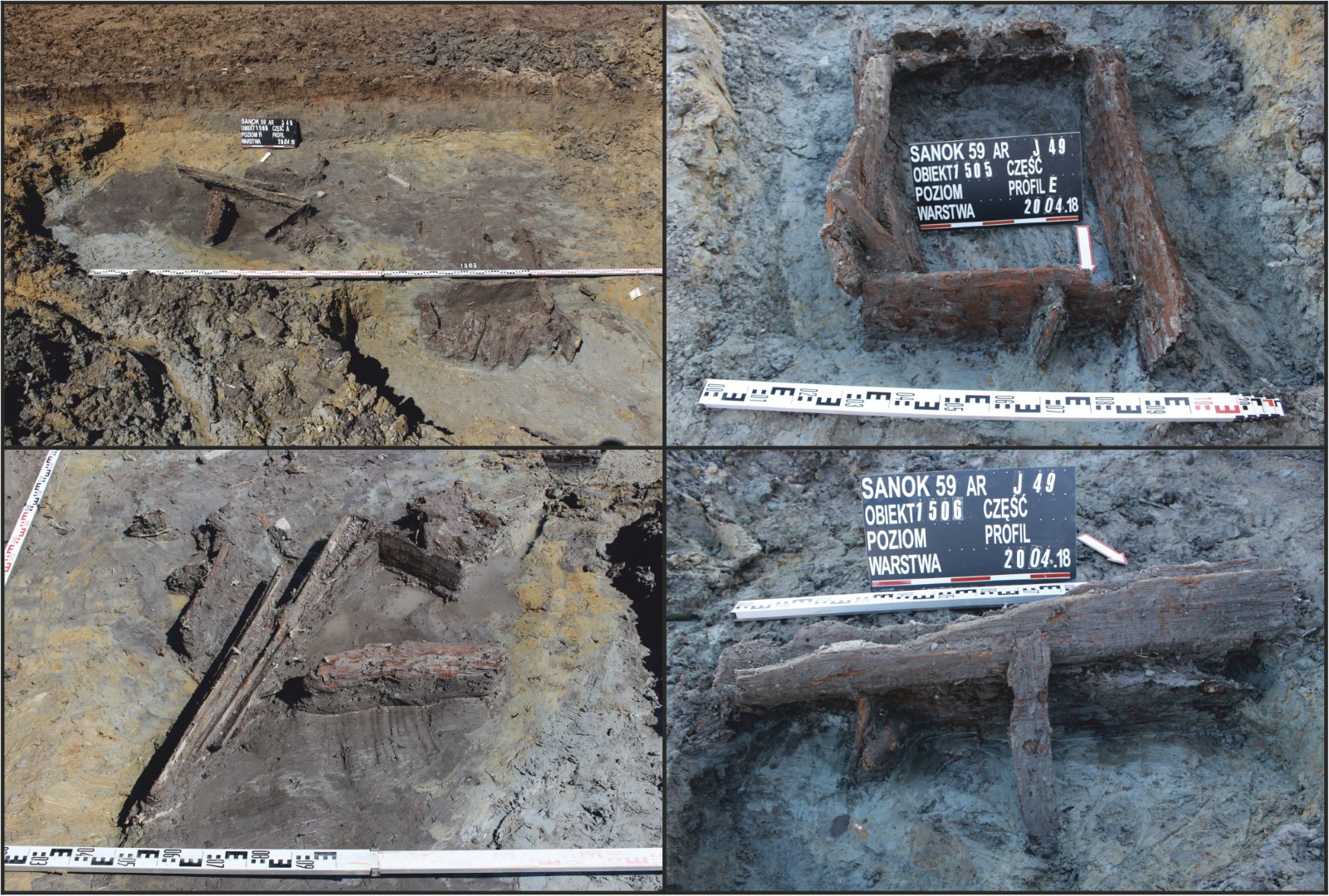 Sanok, stan. 59–60. Studnie: obiekty 1505/59 i 1506/59 w trakcie eksploracji
