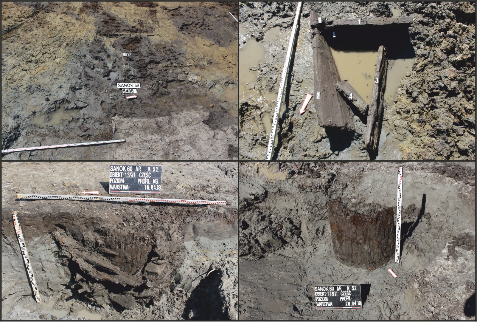 Sanok, stan. 59–60. Studnie: obiekty 2145/59 i 1397/60 w trakcie eksploracji