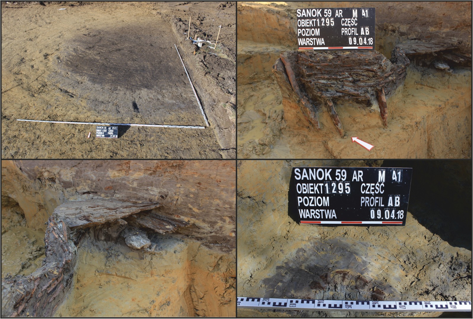 Sanok, stan. 59–60. Obiekt 1295/59 w trakcie eksploracji
