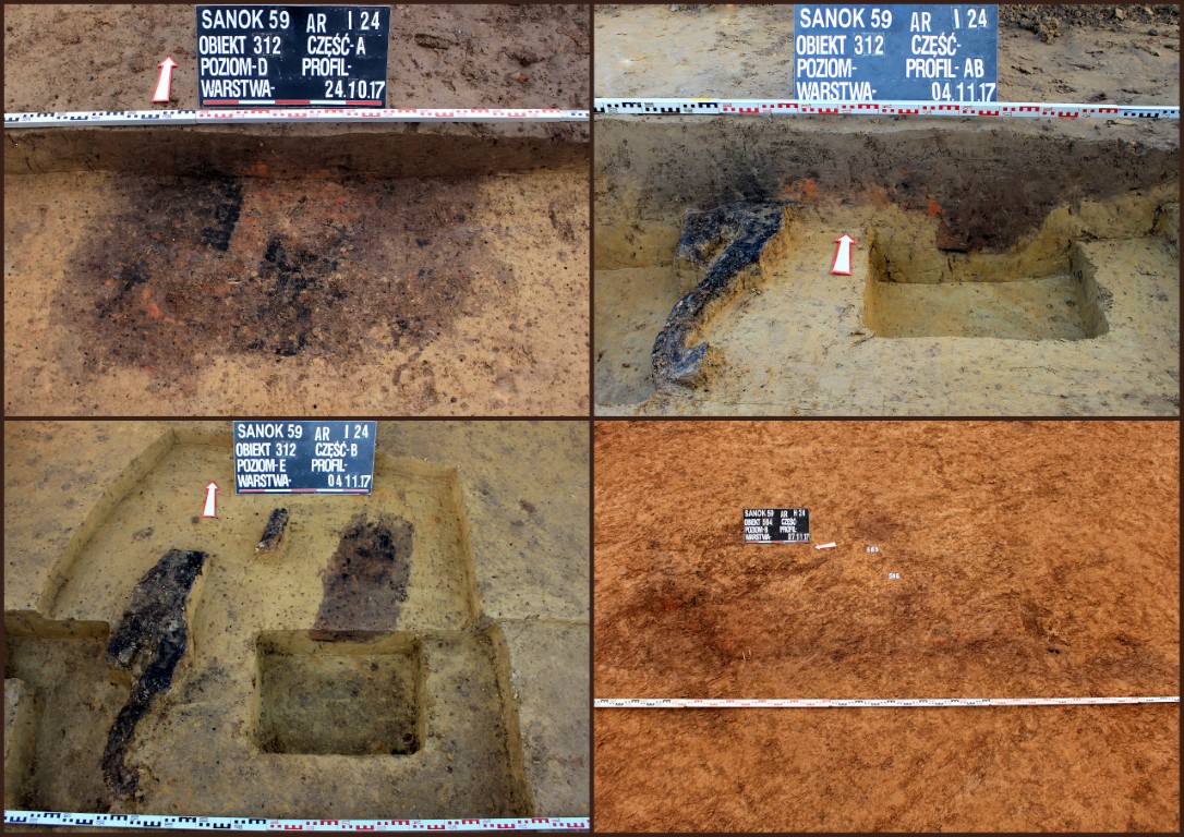 Sanok, stan. 59&ndash;60. Rzuty i profile obiekt&oacute;w 312/59 i 564/59