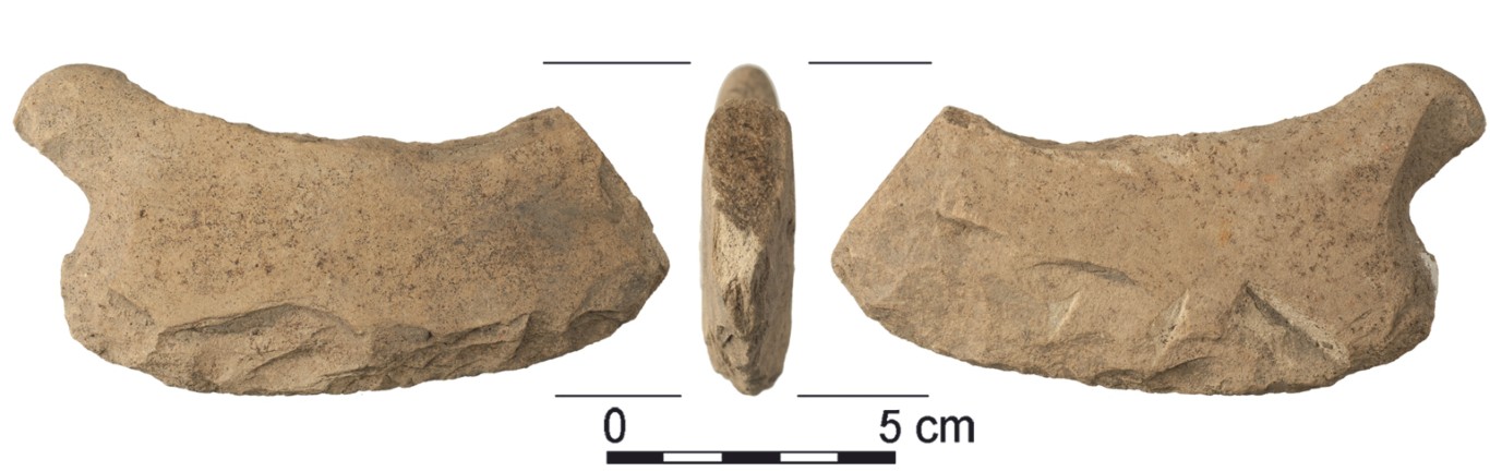 Sanok, stan. 59&ndash;60. N&oacute;ż w typie Krummesser z ob. 204/59